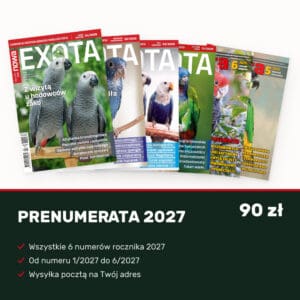 Prenumerata Nowa Exota 2027 (numery 1/2027 - 6/2027)