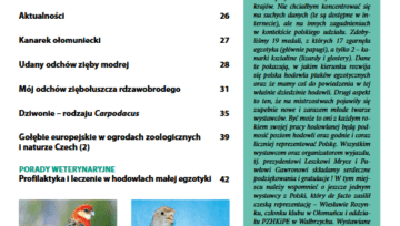 Nowa Exota spis treści 2/2023